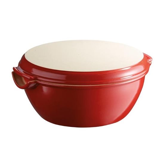 Loaf baking dish, ceramic, 30 cm, Burgundy - Emile Henry