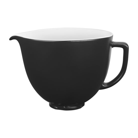Ceramic bowl, 4.7L, Matte Black – KitchenAid