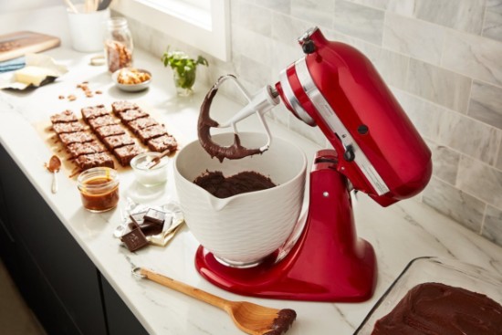 Cuenco de cerámica, 4,7 L, Embossed White - KitchenAid