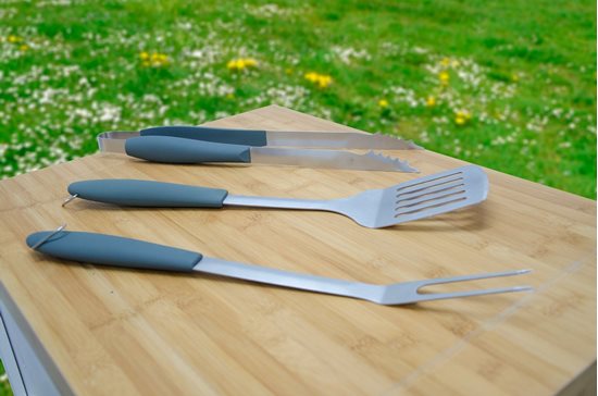 Set of 3 utensils for barbecue - Zokura
