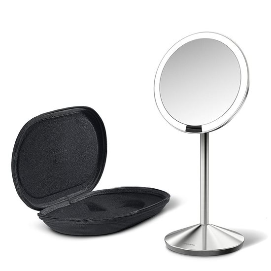 Огледало за грим със сензор, 11,5 см - simplehuman