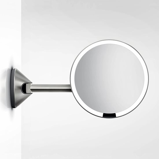 Makeup mirror with sensor, wall-mount, 23 cm - simplehuman