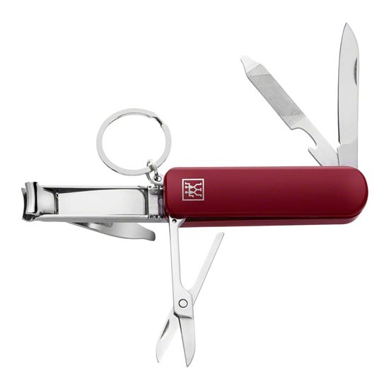 Multi-purpose manicure tool, burgundy,  Classic Inox - Zwilling