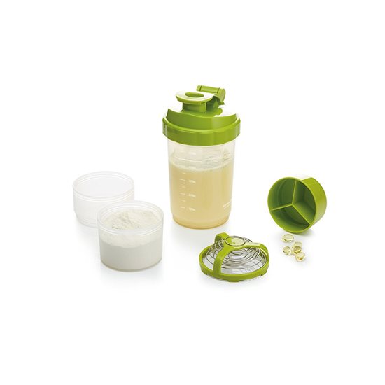 Shaker de proteína, 575 ml, plástico - por Kitchen Craft