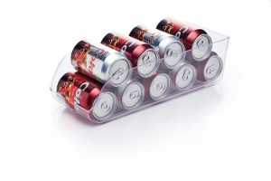 Tráidire plaisteach le haghaidh cuisneoir, chun cannaí sú a stóráil - ag Kitchen Craft