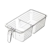 2-compartment tray for refrigerator, made from plastic - by Kitchen Craft
