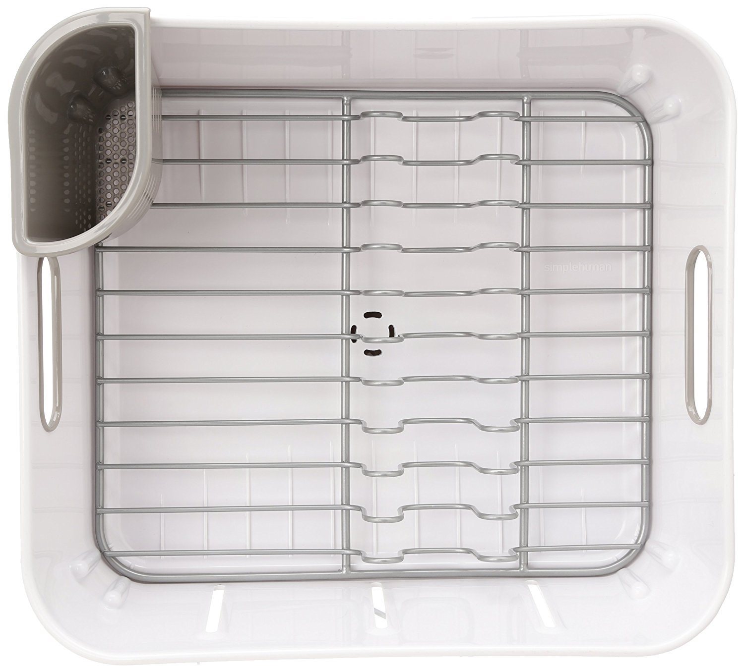 Dish drying rack, 37 x 32.6 x 17.2 cm - simplehuman