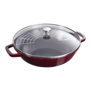 Wokpan, hierro fundido, 30cm, Granadine - Staub