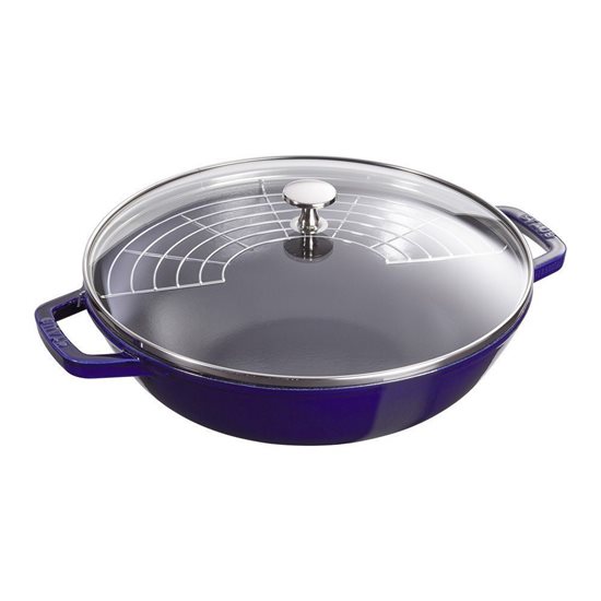 Pánev wok, litina, 30cm, Dark Blue - Staub