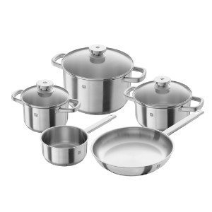 Set of stainless steel cooking pots, 8 pieces, "Joy" - Zwilling