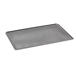 Perforated baking tray, aluminum, 60 x 40 cm - AMT Gastroguss