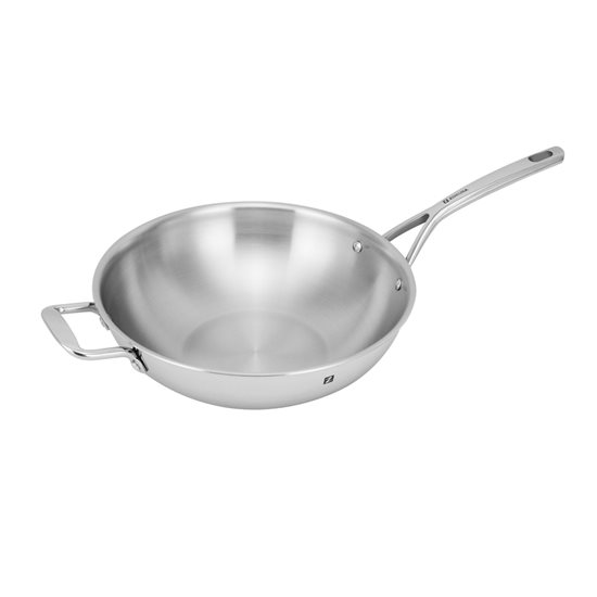 Wok pan, 30 cm, 3-ply - Zokura