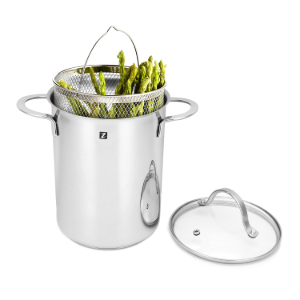 Sparrisgryta, rostfritt stål, 16cm/4,2 L - Zokura