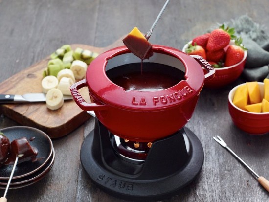 Sett ta 'fondue tal-ħadid fondue ta' 20 cm, Cherry - Staub