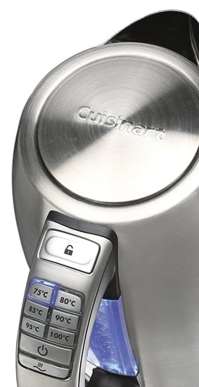 Hervidor de acero inoxidable, 1,7 l, 2750 W, Plata - Cuisinart