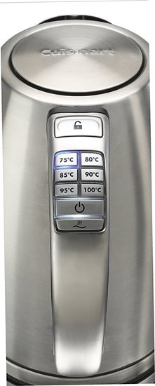 Hervidor de acero inoxidable, 1,7 l, 2750 W, Plata - Cuisinart