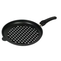Grill pan, perforated, aluminum, 32 cm - AMT Gastroguss