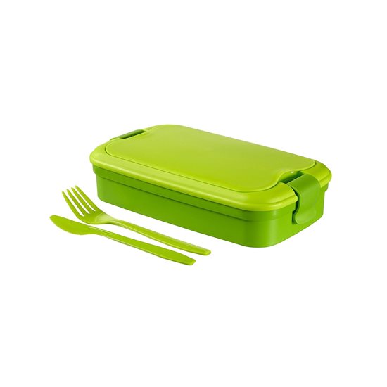 Δοχείο τροφίμων με σετ μαχαιροπήρουνων, πλαστικό, Πράσινο - Curver