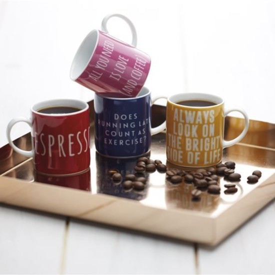 "All you need" Espresso cup, 80 ml - by Kitchen Craft