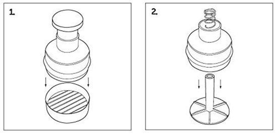 Burgerpresse, 11 cm - fra Kitchen Craft