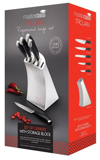 Set of 6 knives "Trojan" –  Kitchen Craft