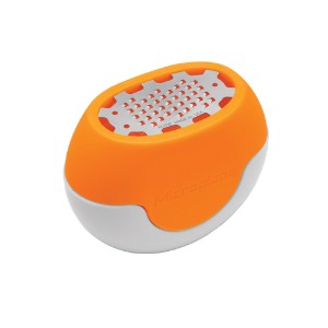 "Flexi Zesti" citrus grater, stainless steel, orange colour - Microplane