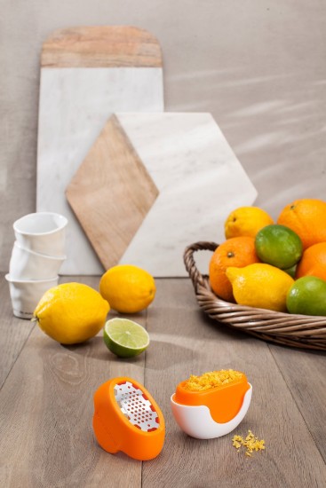 Ralador de citrinos "Flexi Zesti", cor laranja - Microplane