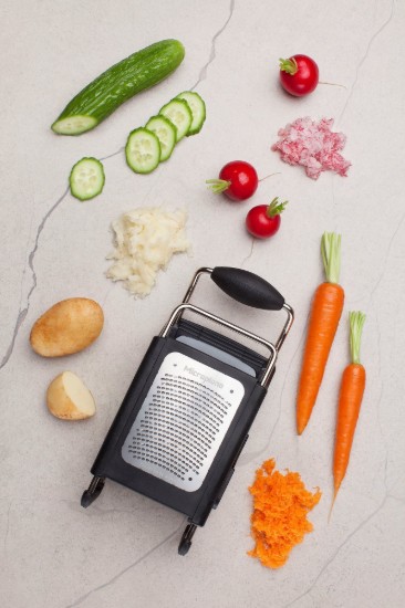 Multifunctional grater, stainless steel, with 4 sides - Microplane