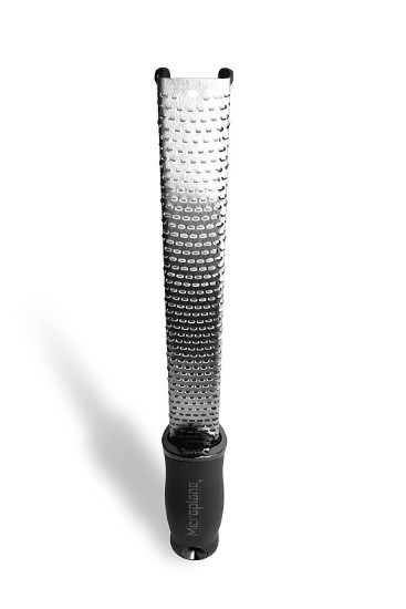 Grater, surgical  stainless steel, 30.5 x 3.3 cm, Black - Microplane
