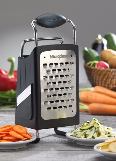 Multifunctional grater, stainless steel, with 4 sides - Microplane