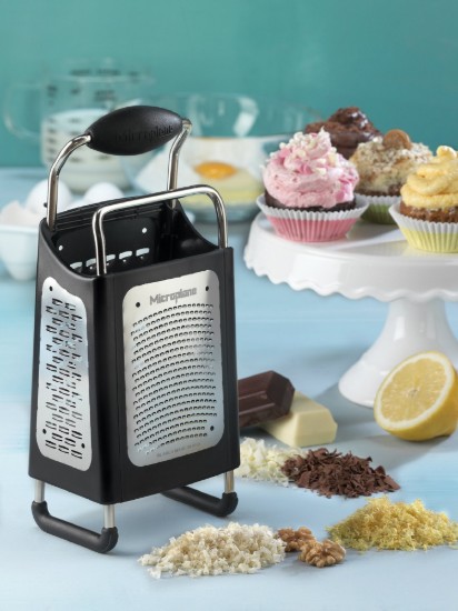 Multifunctional grater, stainless steel, with 4 sides - Microplane