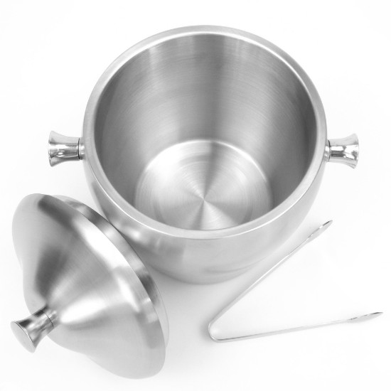 Ice bucket, stainless steel, 1,5 l