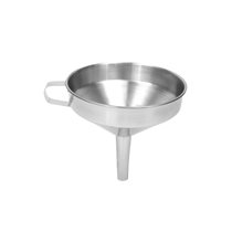 Funnel with handle, 14 cm, stainless steel