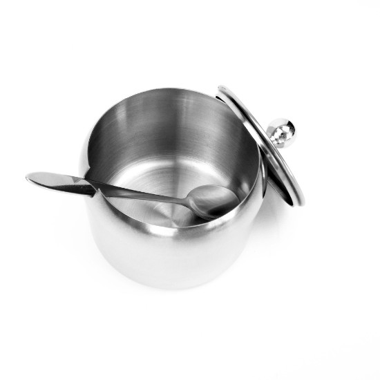 Bowl with teaspoon for sugar