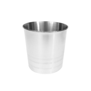 Spand, rustfrit stål 1,1 l