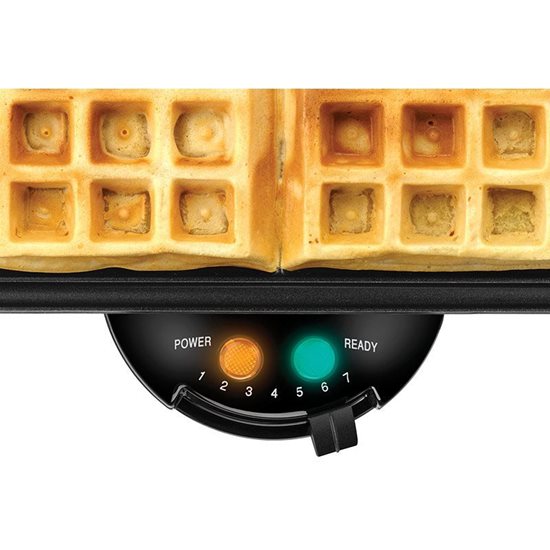 Device for preparing square waffles, 1200 W - UNOLD brand