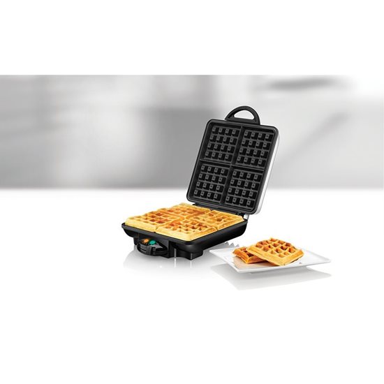 Device for preparing square waffles, 1200 W - UNOLD brand