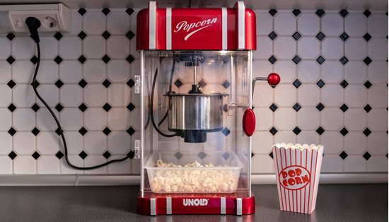 Popcorn maskin, 300 W - Unold