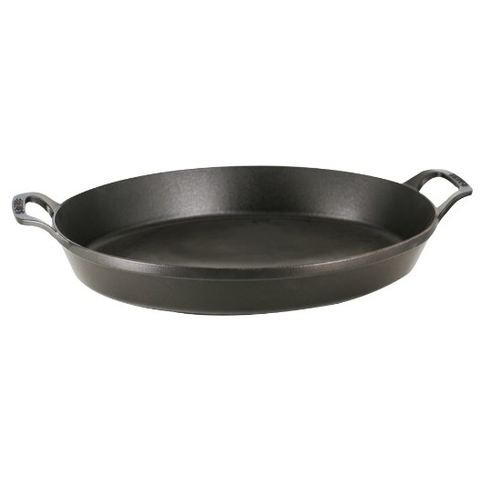 Dixx tal-forn ovali, ħadid fondut, 37cm, Black - Staub