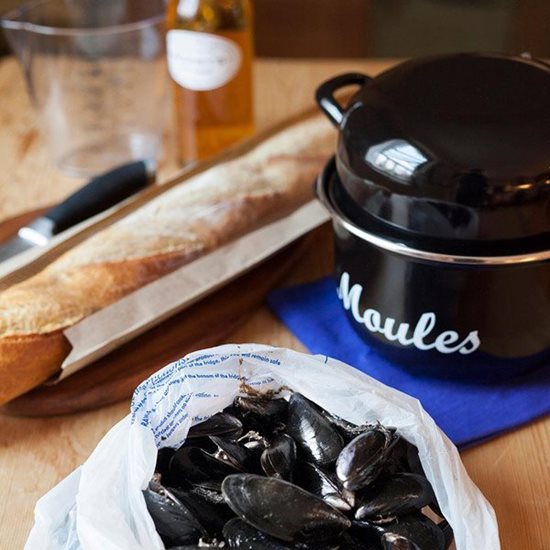 Tillagningsfat för att tillaga musslor, 18 cm / 2,5 l - från Kitchen Craft