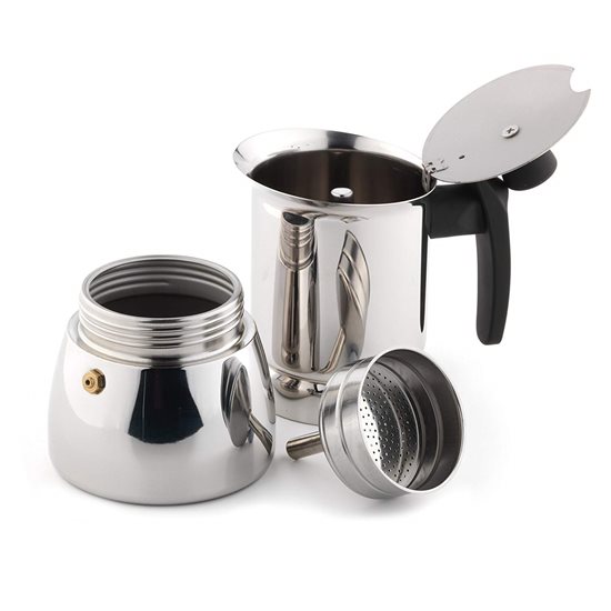 "Cafe Ole Classic" espresso maker made of stainless steel, 360 ml - Grunwerg 