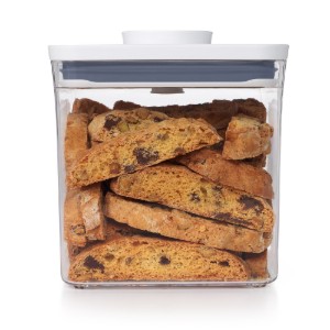 Square food container, plastic, 16 x 16 x 16 cm, 2.6 L - OXO