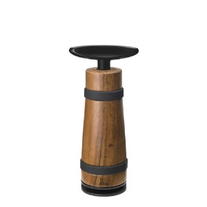 Corkscrew, 18 cm, walnut tree wood, <<Barrel>> - Peugeot