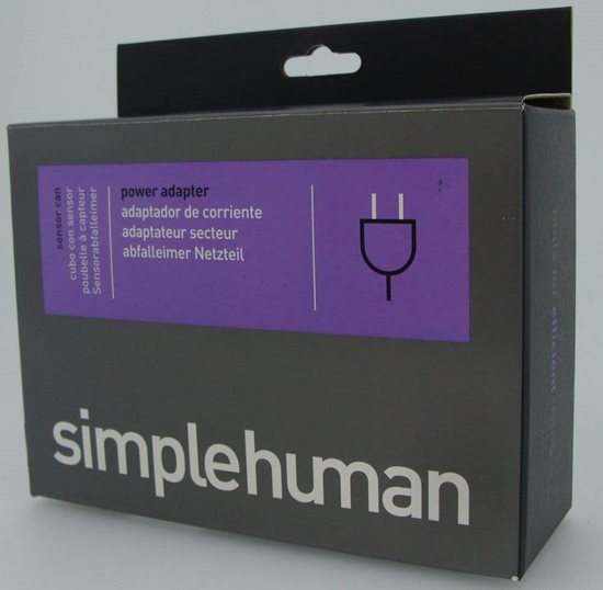 Nabíječka na odpadkový koš se senzorem - značka "simplehuman".
