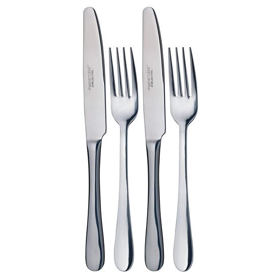 Cutlery set, 4-piece, stainless steel - by Kitchen Craft