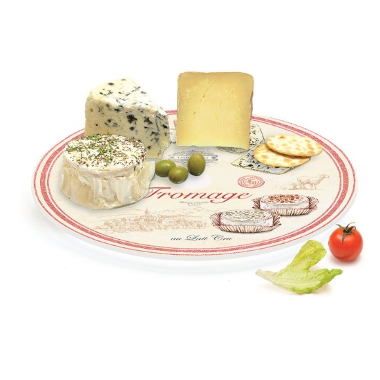 "Fromage" rotating platter made of glass, 32 cm - Nuova R2S