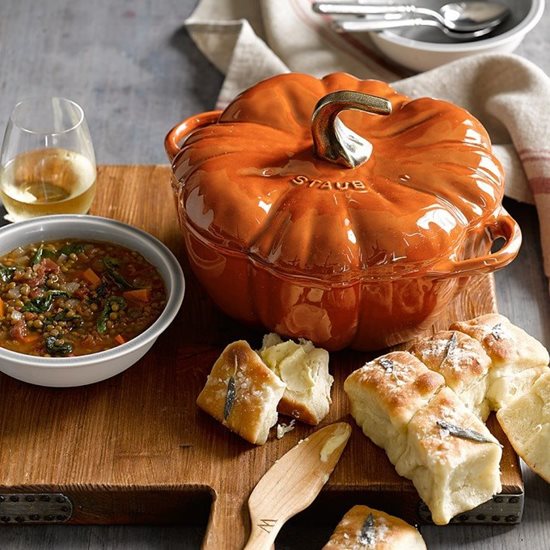 "Cocotte" kokekanne laget av støpejern, 24 cm / 3,45 l, <<Cinnamon>> - Staub 