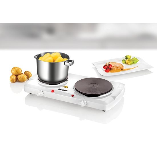 Electric double hob 1000/1500 W - UNOLD brand