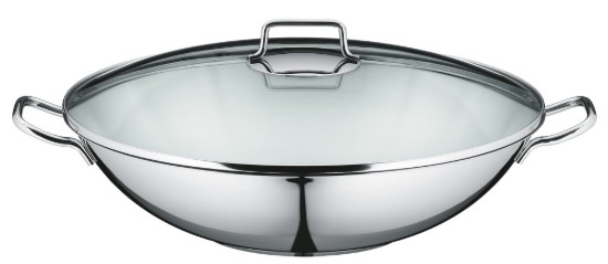 Patelnia wok, 4 sztuki, stal nierdzewna, 36 cm, "Macao"  - WMF