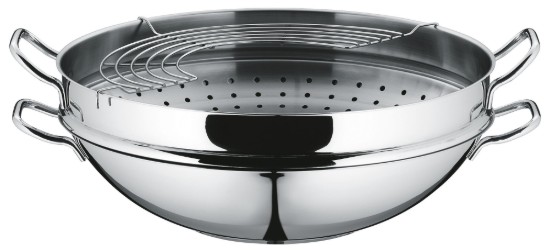 Patelnia wok, 4 sztuki, stal nierdzewna, 36 cm, "Macao"  - WMF